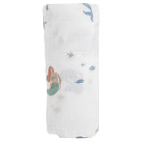 Little Unicorn 3-Pack Cotton Muslin Swaddle Set - Mermaids Set