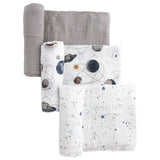 Little Unicorn 3-Pack Cotton Muslin Swaddle Set - Fern 2 Set