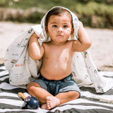 Little Unicorn 3-Pack Cotton Muslin Swaddle Set - Shark 2