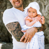 Little Unicorn 3-Pack Cotton Muslin Swaddle Set - Shark 2