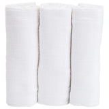 Little Unicorn Cotton Muslin Swaddle Set - White (Pack of 3)