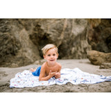 Little Unicorn Cotton Muslin Single Swaddle - Shark