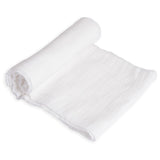 Little Unicorn Cotton Muslin Single Swaddle - White
