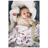 Little Unicorn Deluxe Muslin Single Swaddle - Fairy Gardens