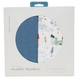 Little Unicorn Deluxe Muslin Swaddle 2 Pack Set - Dragon Days Set