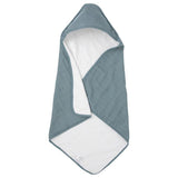Little Unicorn Cotton Muslin Hooded Infant Towel - Sea