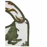 Little Unicorn 3 Pack Cotton Muslin Classic Bib Set - Dino Friends 2