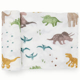 Little Unicorn Stretch Knit Swaddle 2 Pack - Dino Pals