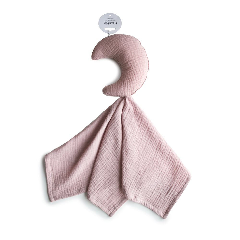Mushie Lovey Blanket Moon Roman Green - Laadlee