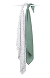 Lulujo Cotton Swaddles - Bunny & Fern (Pack of 2)
