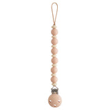 Mushie Silicone Pacifier Clip Luna - Blush
