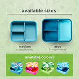 Lunchbots  Large Build-A-Bento - Octopus Blue