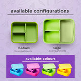 Lunchbots  Medium Build-A-Bento - Sea Foam