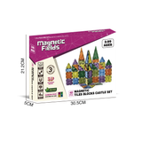 Magnetic Fields Magnetic Tiles Blocks Castle Set - 48 Pcs