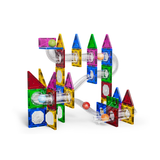 Magnetic Fields Magnetic Tiles Blocks Pipe Set - 74 Pcs