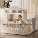 Megastar Toddler Food Truck Play Yard Playpen - Brown