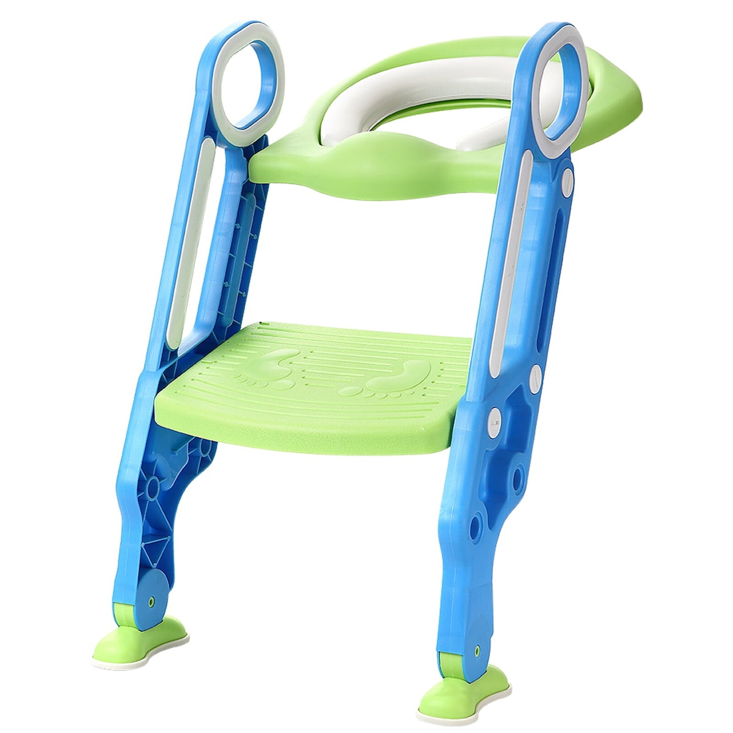 Pikkaboo EasyGo+ Potty Training Seat with Step Ladder - Blue & Green