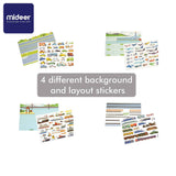 Mideer Transportation Reusable Stickers