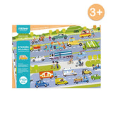 Mideer Transportation Reusable Stickers