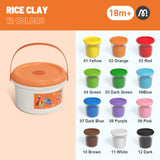 Mideer Rice Clay Bucket - 12 Colors