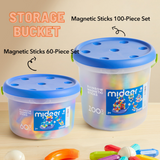 Mideer Magnetic Sticks - 100pcs