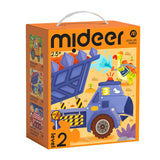 Mideer 3-in-1 Level Up Puzzles Dinosaur Engineering - Level 2