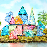 Mideer Colorful Magnetic Tiles Animal Kingdom - 40pcs