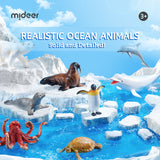 Mideer Marine Animals Toy Set - 11pcs