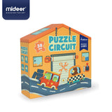 Mideer Puzzle Circuit City - 38Pcs