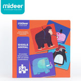 Mideer 6 Happy Animal Wooden Puzzles - 4PCS