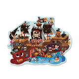 Mideer Irregular Puzzle - Pirates At Sea