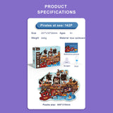 Mideer Irregular Puzzle - Pirates At Sea