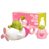 Mideer Pull Down Water Gun - Pink Airplane