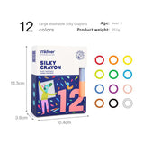 Mideer Washable Rotary Crayons - Pack of 12