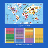 Mideer Poster Stickers - World Map