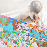 Mideer Traveller Coloring Poster - Asia