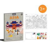 Mideer Traveller Coloring Poster - Asia