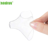 Haakaa Ultra-Thin Silicone Nipple Shields-Size L (Pack of 2)