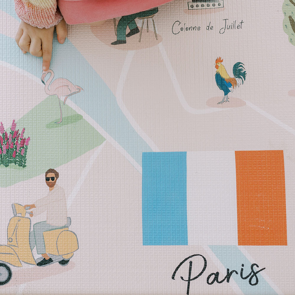 Milk It Baby Play Mat - Paris - Laadlee