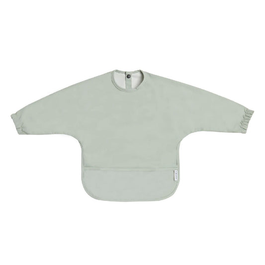 Milk It Baby Sleeved Bib - Seafoam Green - Laadlee