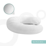 Moon Full Body Maternity Pillow - White