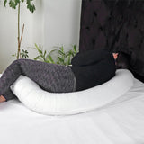Moon Full Body Maternity Pillow - White
