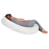 Moon Full Body Maternity Pillow - White