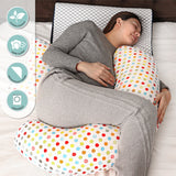 Moon Multi-Position Pregnancy Pillow - White