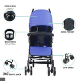 Moon Neo Plus Light Weight Travel Stroller - Royal blue