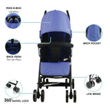 Moon Neo Plus Light Weight Travel Stroller - Cyan Blue