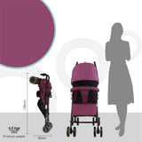 Moon Neo Plus Light Weight Travel Stroller - Purple