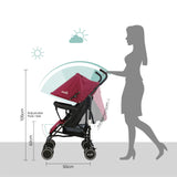 Moon Neo Plus Light Weight Travel Stroller - Dark Red