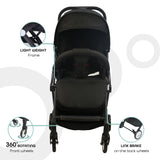 Moon Travel-Lite Cabin Stroller - Black