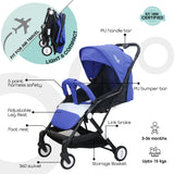 Moon Travel-Lite Cabin Stroller - Royal Blue